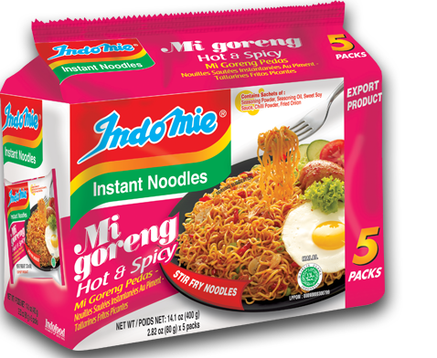 Indomie Mi Goreng Hot &amp; Spicy 5S