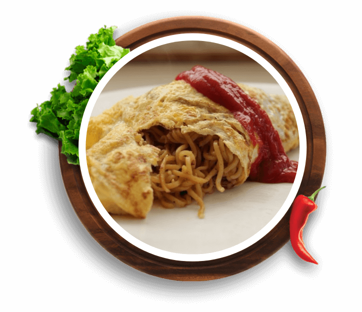 Indomie Omelette